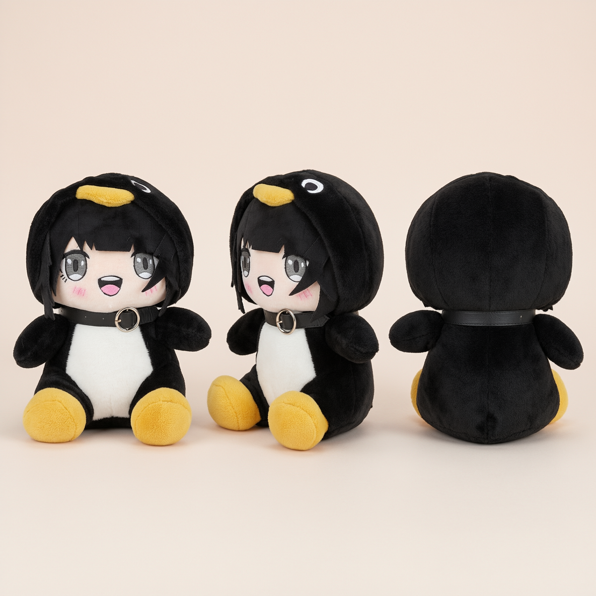 Collectible Goo Goo Gaga Penguin Soft Cute & Huggable Throw Pillow Stuffed Animal Plushie - views