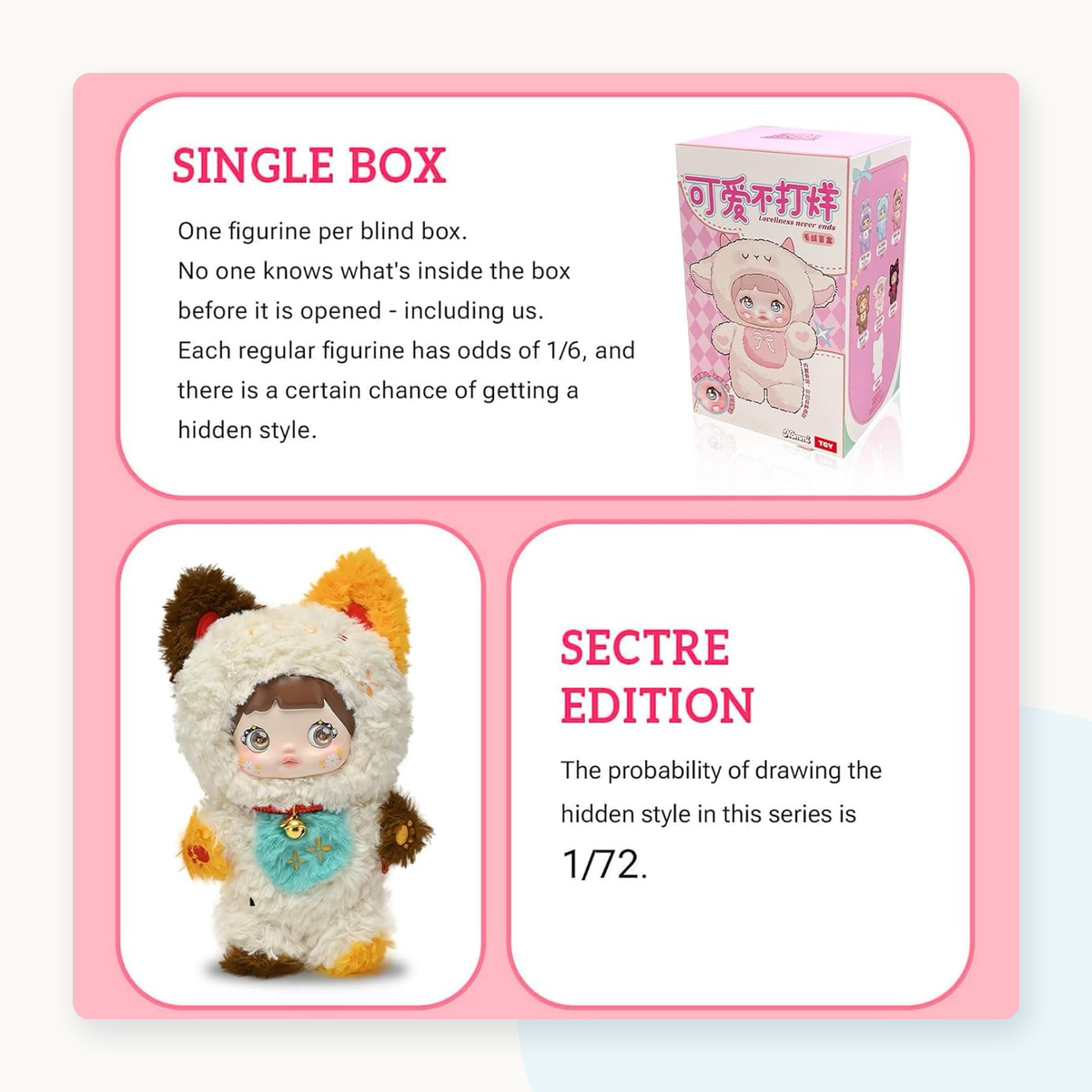 Nommi Loveliness Never Ends Keychain Blind Box - 02