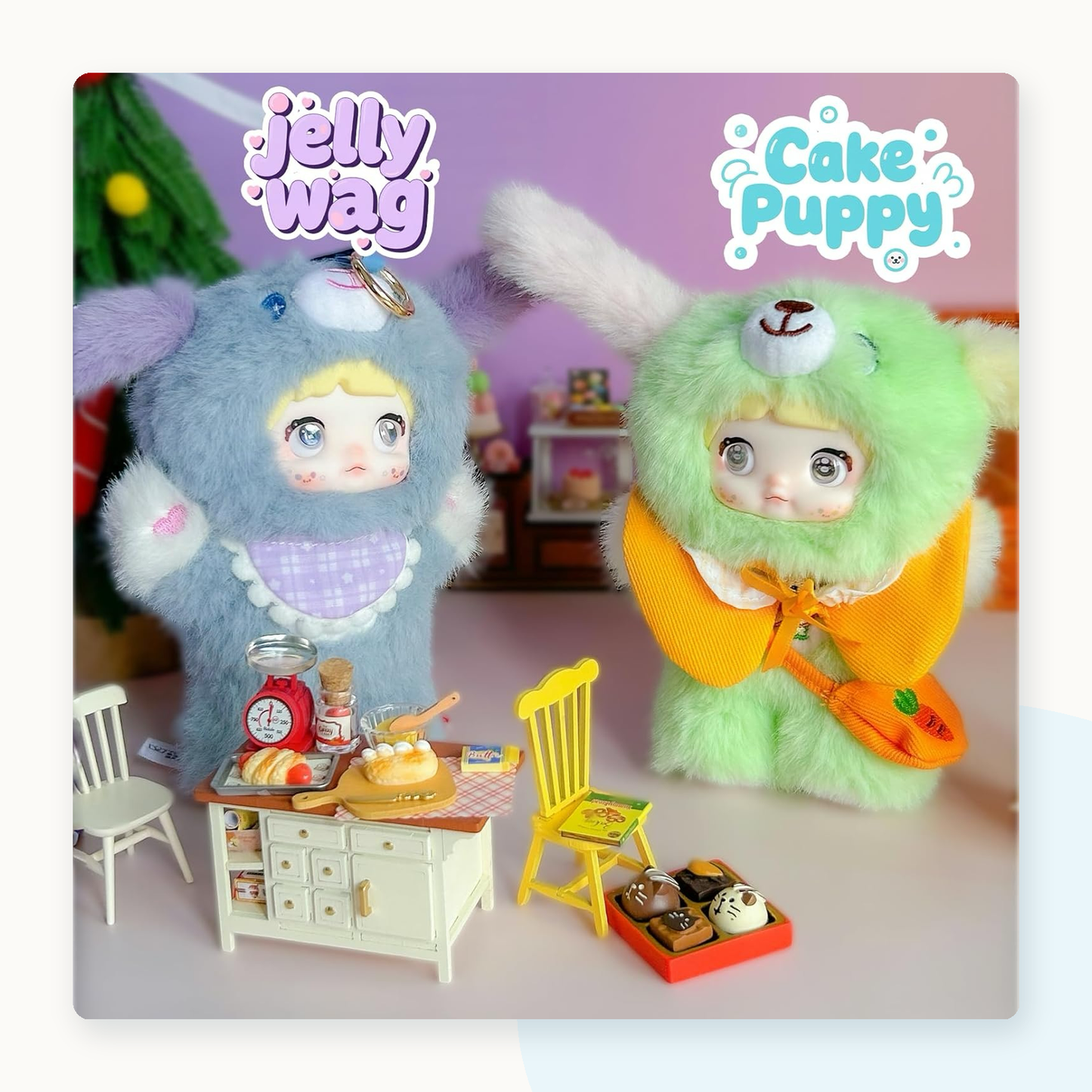 Nommi Puppy Diary Plush Keychain Blind Box - 03