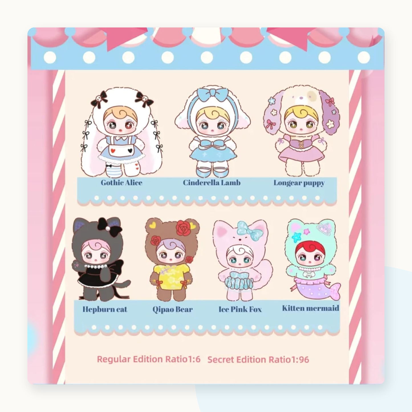Nommi Rebellious Sweetheart Plush Blind Box - all styles