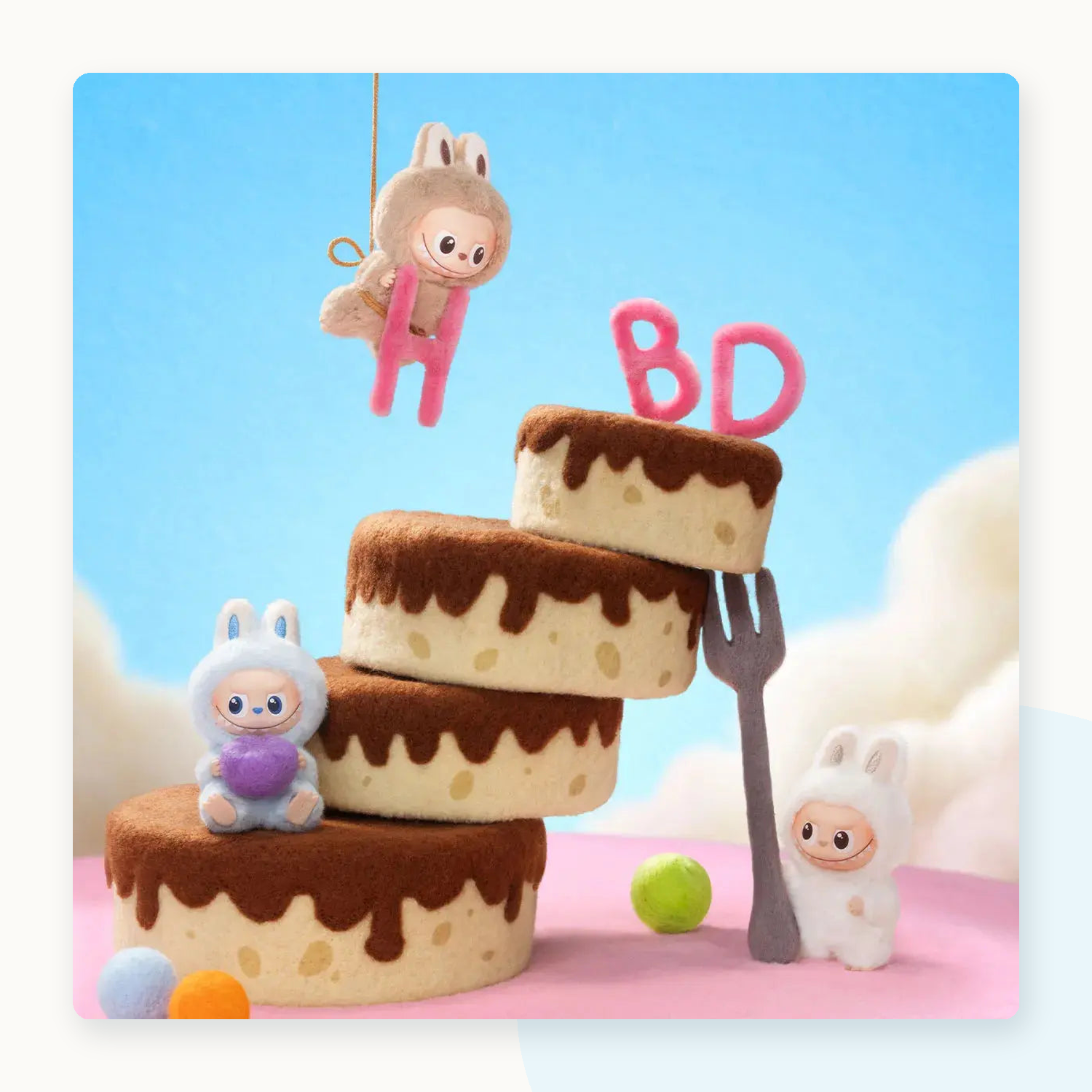 POP MART Labubu The Monsters PIN FOR LOVE Series Plush Pendant Blindbox (A-M) - detail