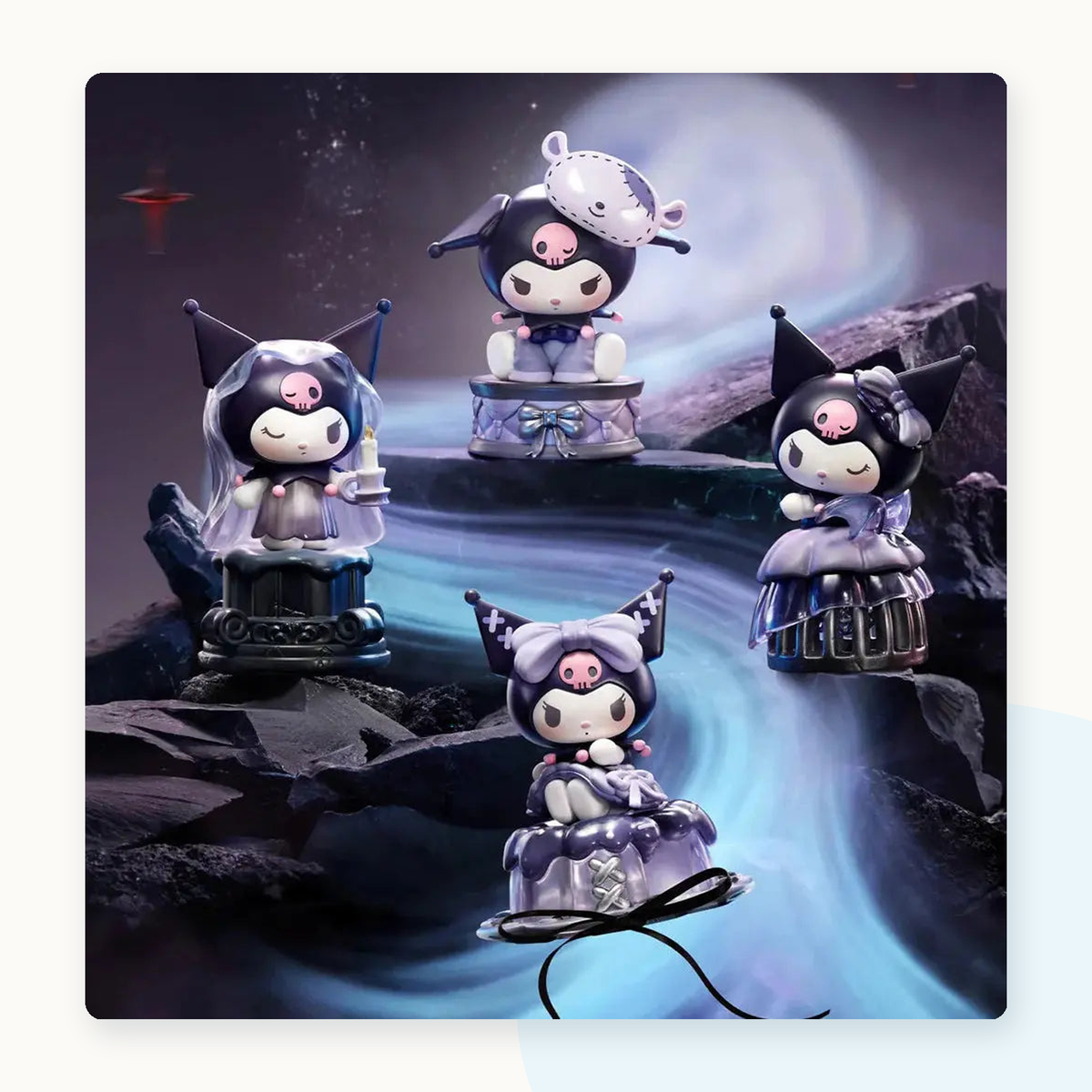 KUROMI Daylight and Moonlight Dreams Series Figures Blind Box - detail