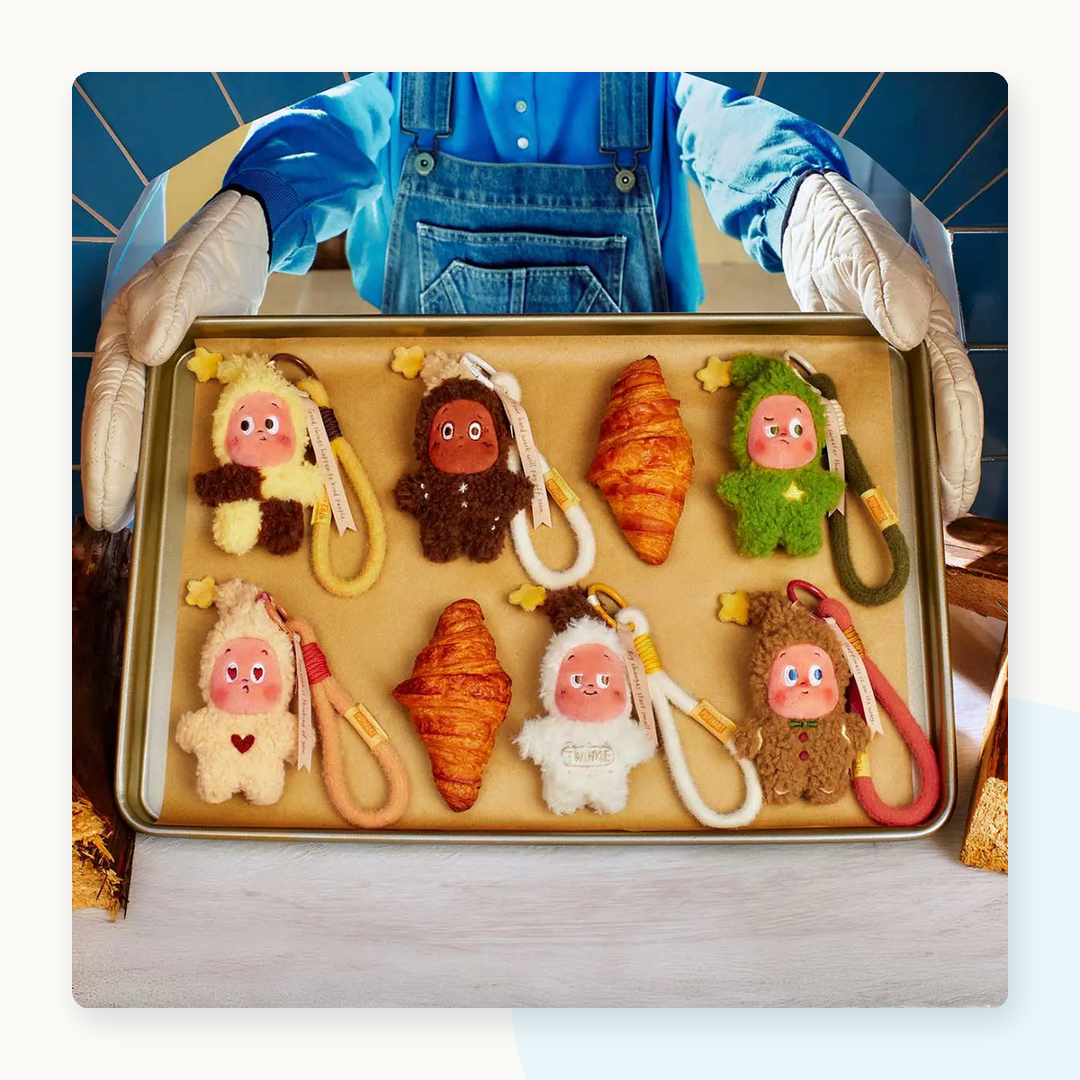 POP MART Twinkle Twinkle Savor the Moment Mini Cookies Plush Pendant Blind Box - detail