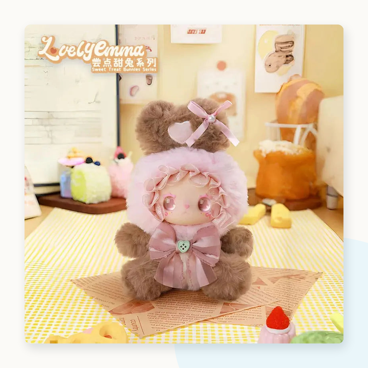Lovely Emma Sweet Treat Bunnies Series Plush Blind Box - detail