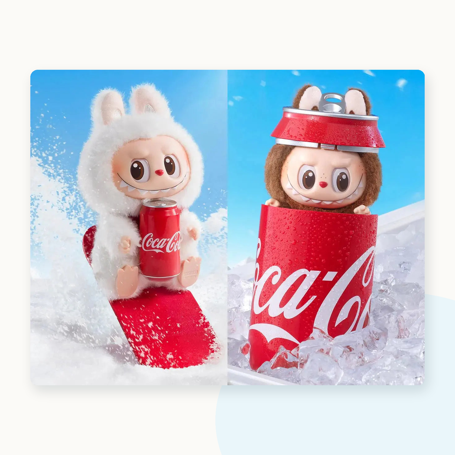 POP MART Labubu Coca Cola Series Vinyl Plush Blindbox - detail