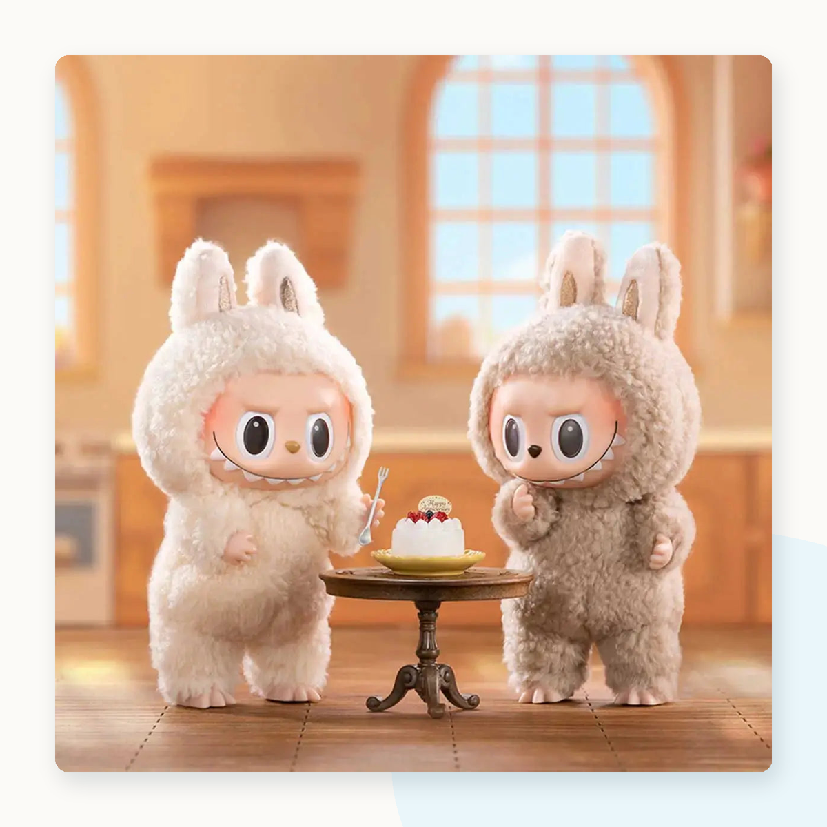 POP MART Labubu Exciting Macaron Vinyl Plush Blind Box - detail
