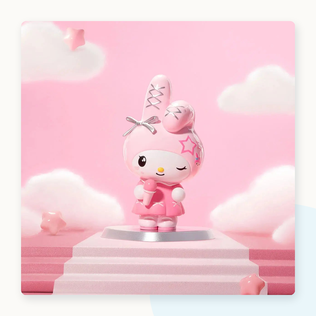 POP MART Sanrio Hello Kitty and Friends Pink Party Figure Collection Blindbox - detail