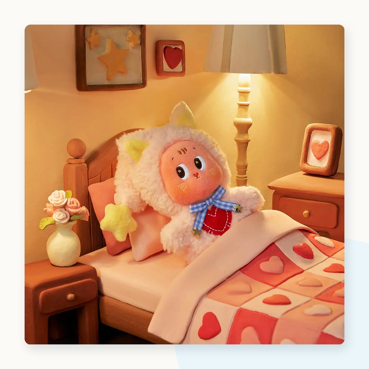 POP MART Twinkle Twinkle Crush On You Series Plush Pendant Blindbox - detail