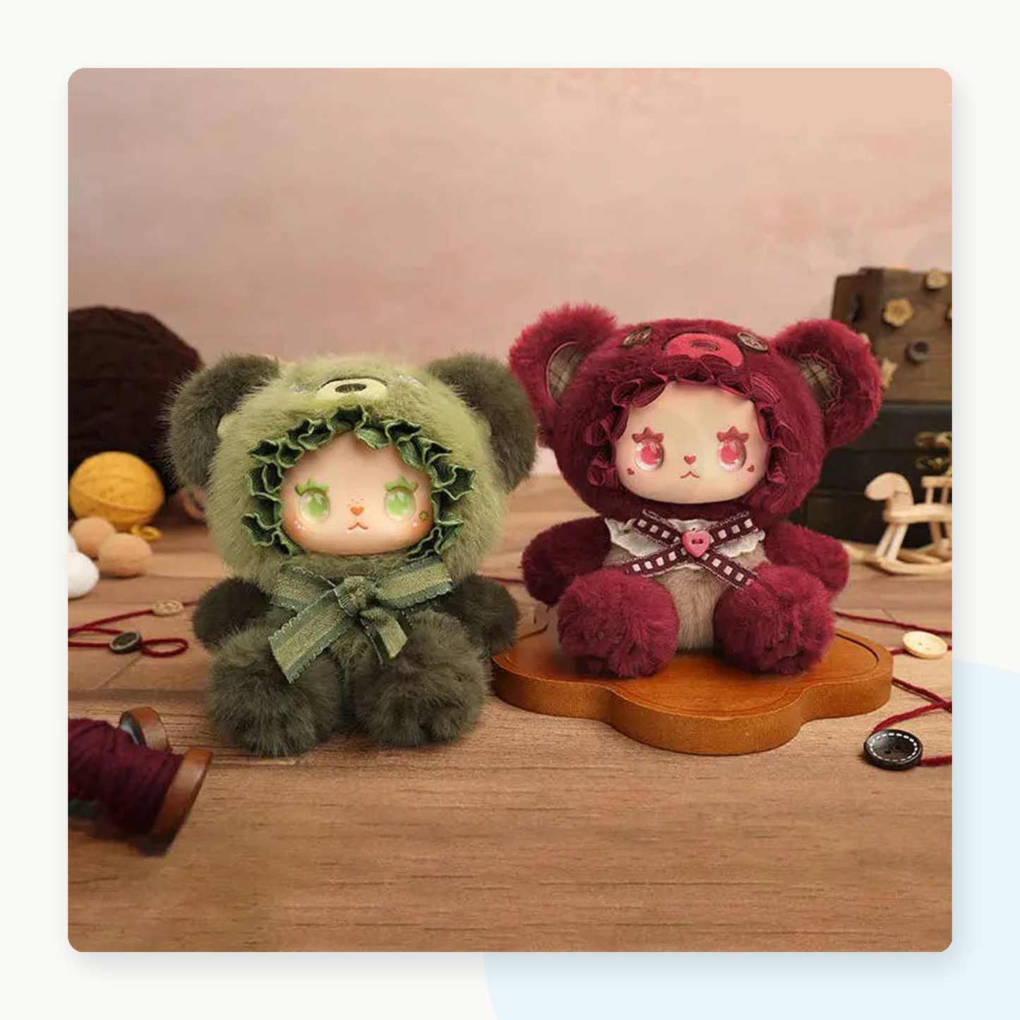 LOVELY EMMA Bear Alliance Series Plush Blindbox - detail