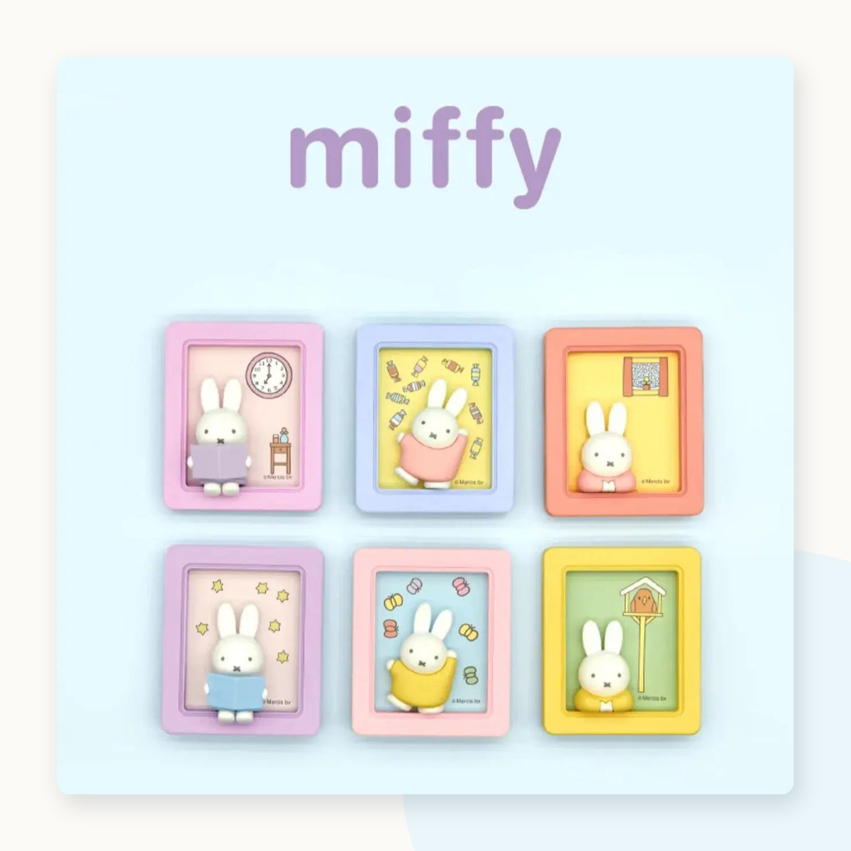 Miffy Photo Frame Stand Magnet Series 2 Blind Box - detail