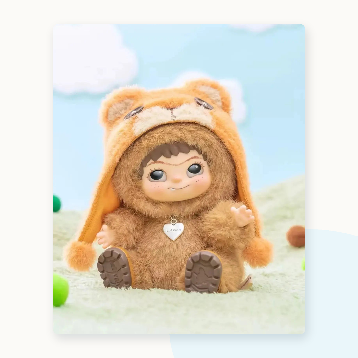 WAKUKU Fuzzy Trendy Fun Party Series Plush Dolls Blindbox - detail