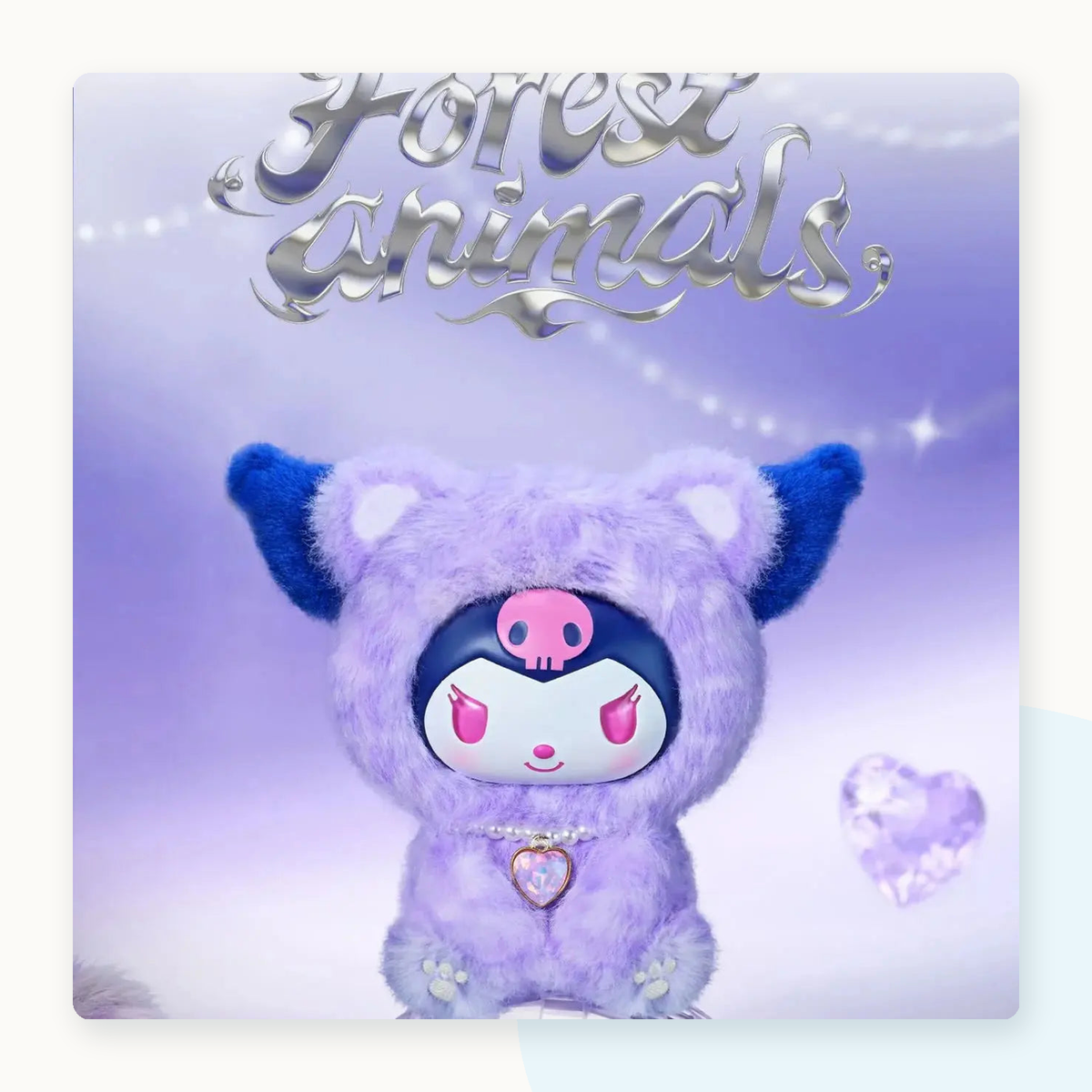 Miniso Sanrio Characters Forest Friends Series Vinyl Plush Pendant Blind Box - detail