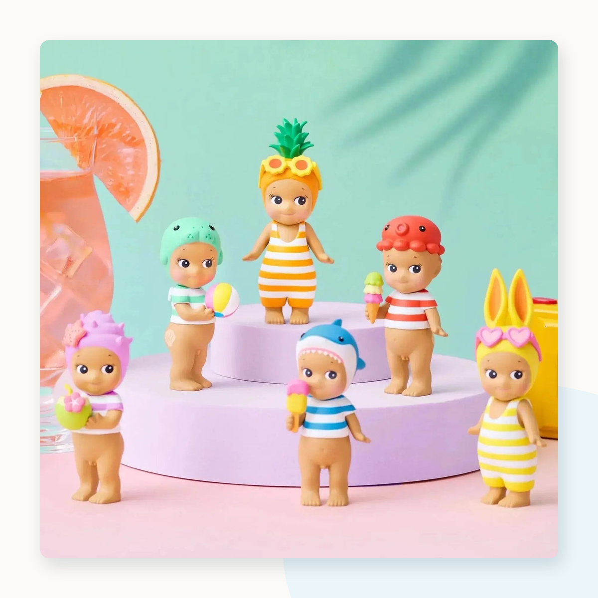 Sonny Angel Summer Vacation Series Sun-Kissed Style Figure Blind Box - detail