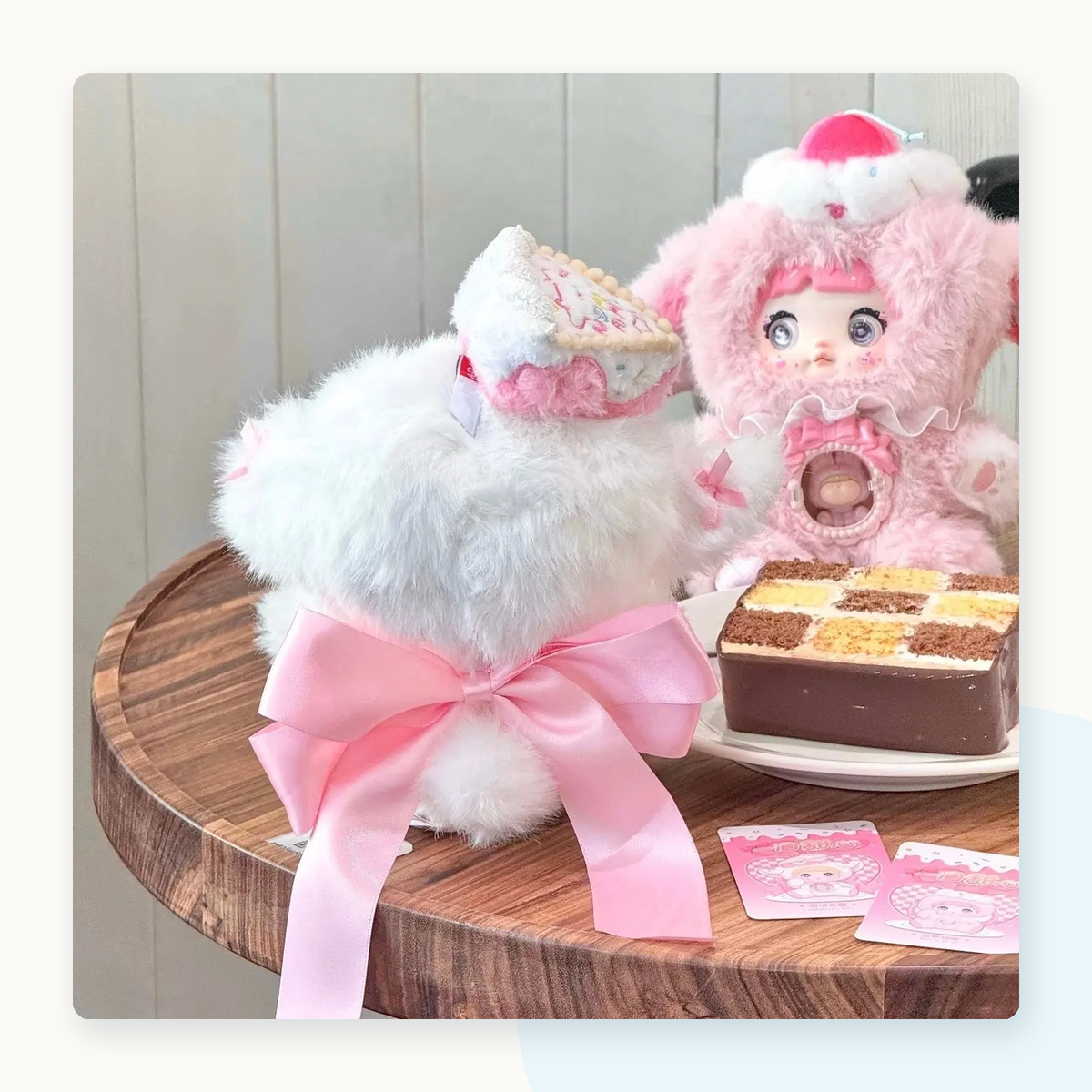 Nommi X Amarlilith A Bite of Sweetheart Plush Series Keychain Blind Box - detail