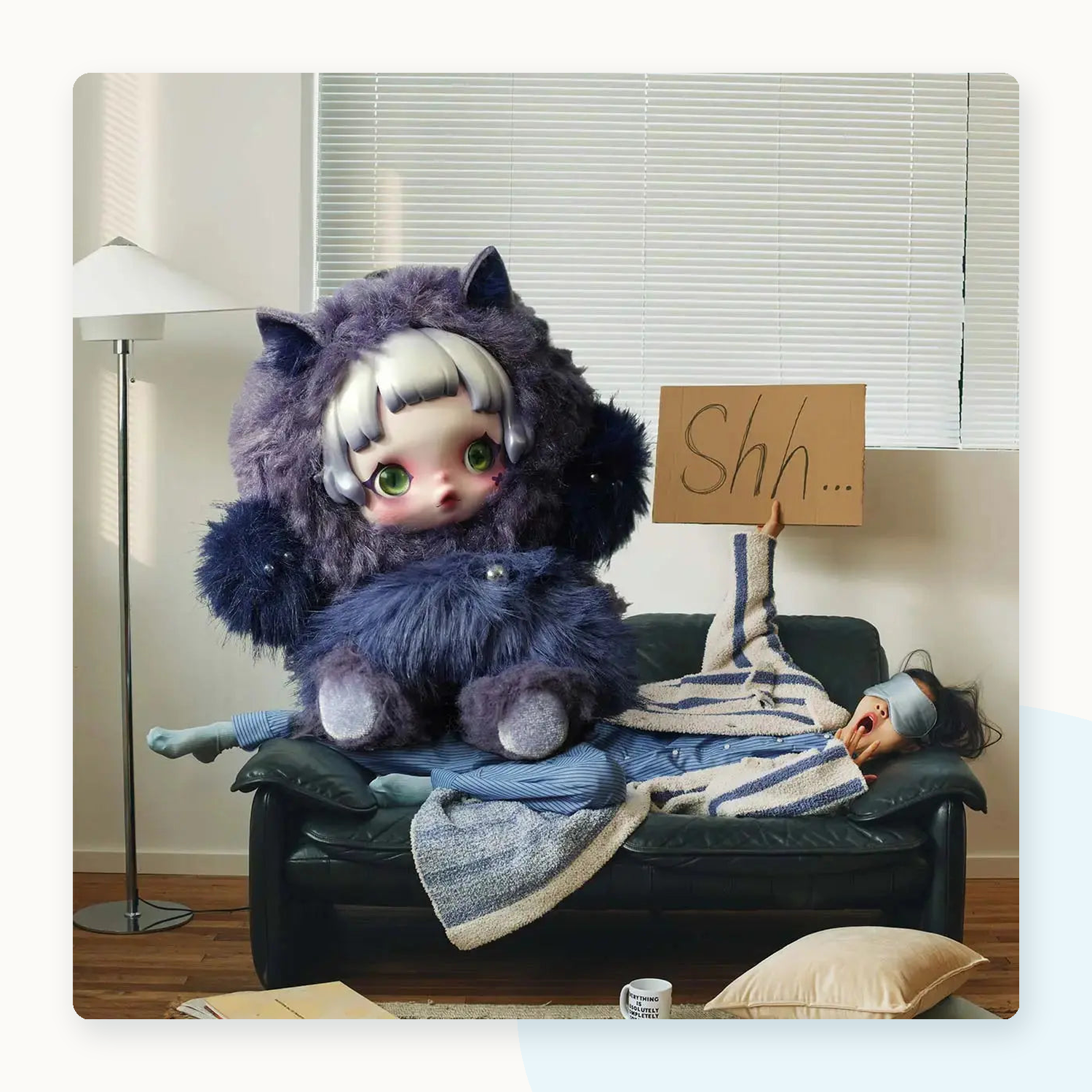 POP MART SKULLPANDA You Found Me! Series Plushie Pendant Blindbox - detail