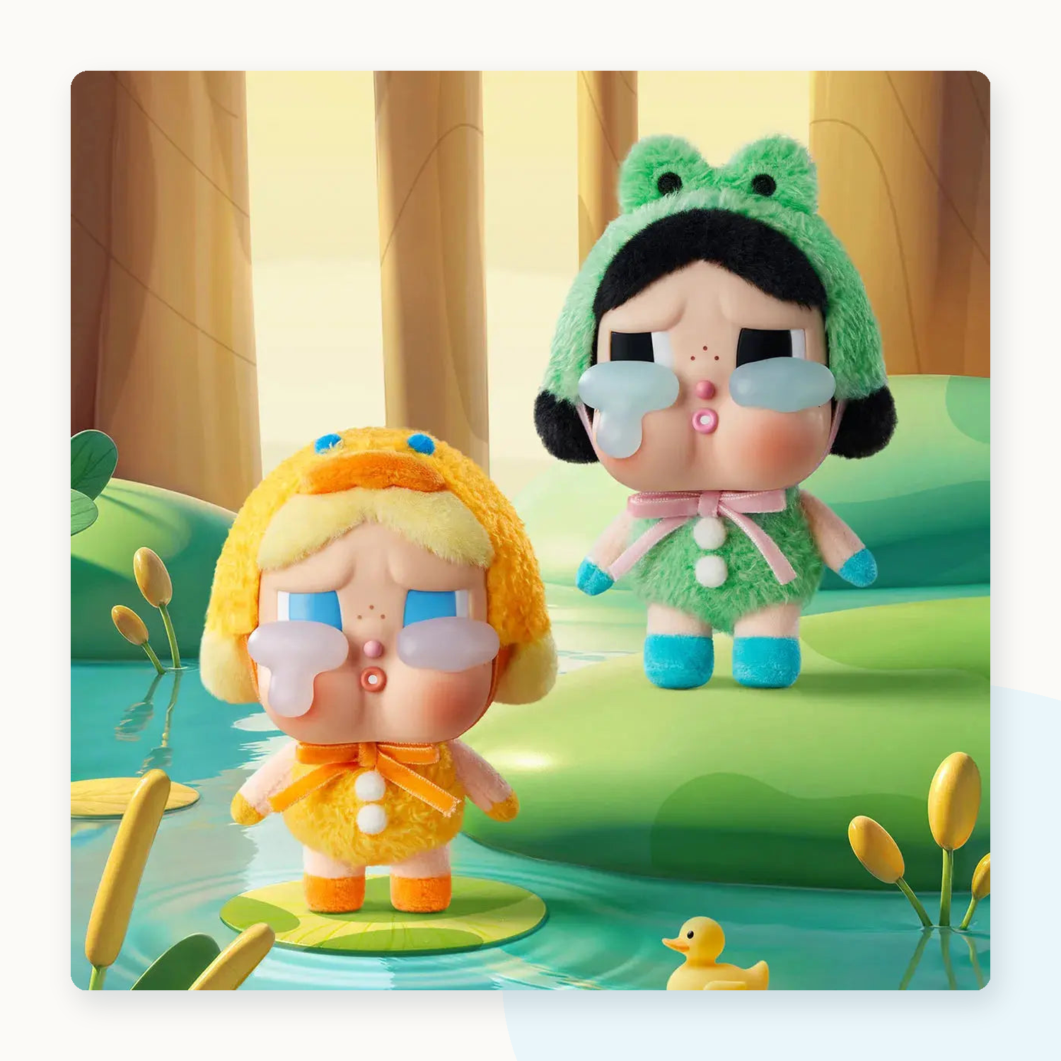 POP MART CRYBABY Crying Again Series Vinyl Face Plush Blind Box - detail