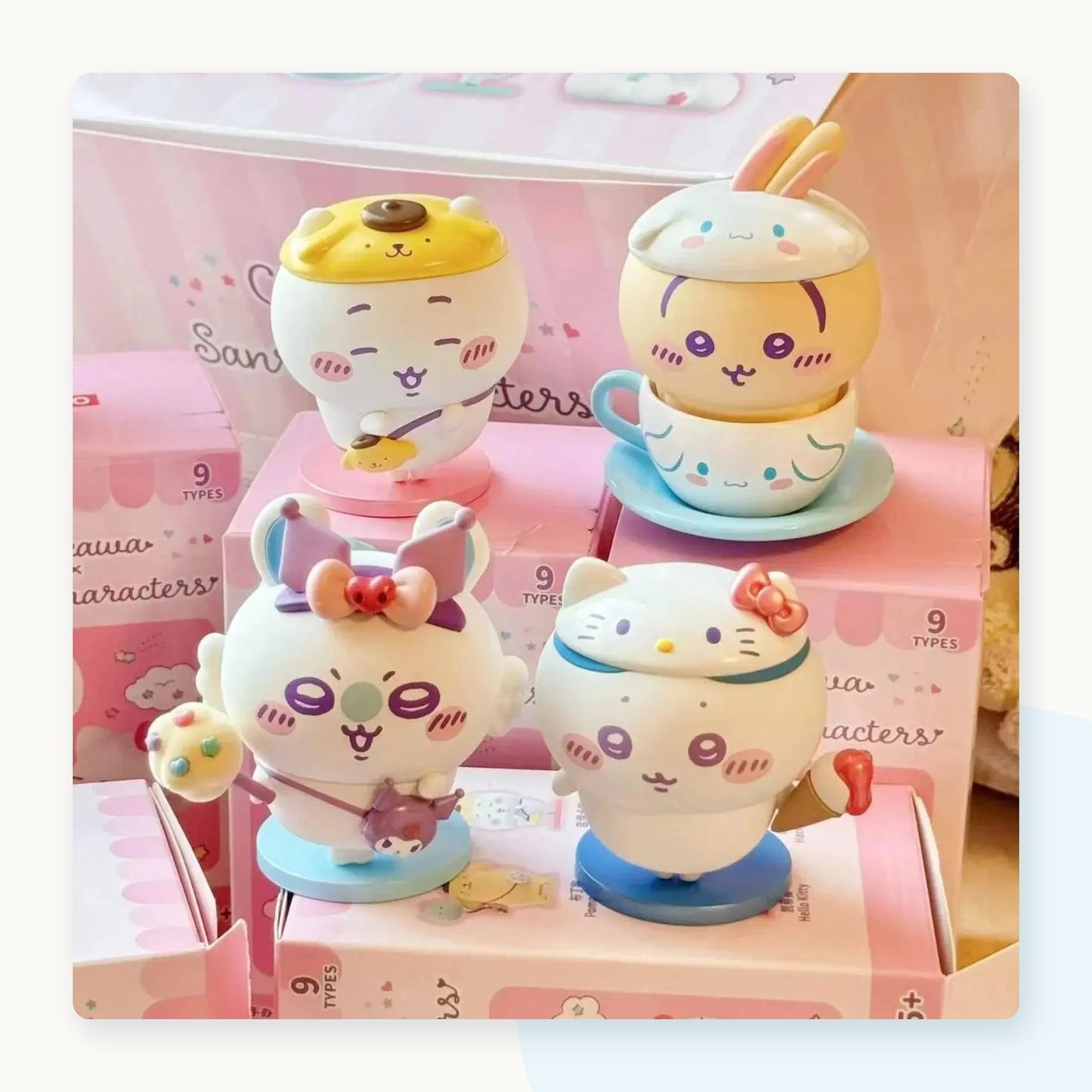Miniso Chiikawa x Sanrio Miniso Figure Collection Blindbox - detail