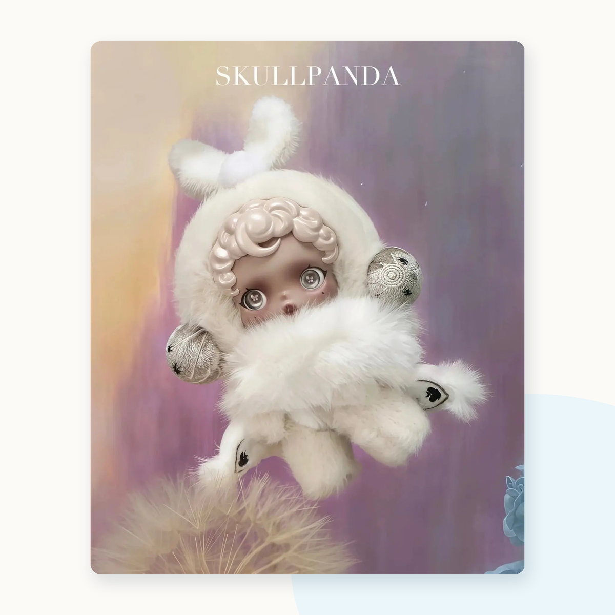 POP MART SKULLPANDA L’impressionnisme Series Plushie Pendant Blindbox - detail