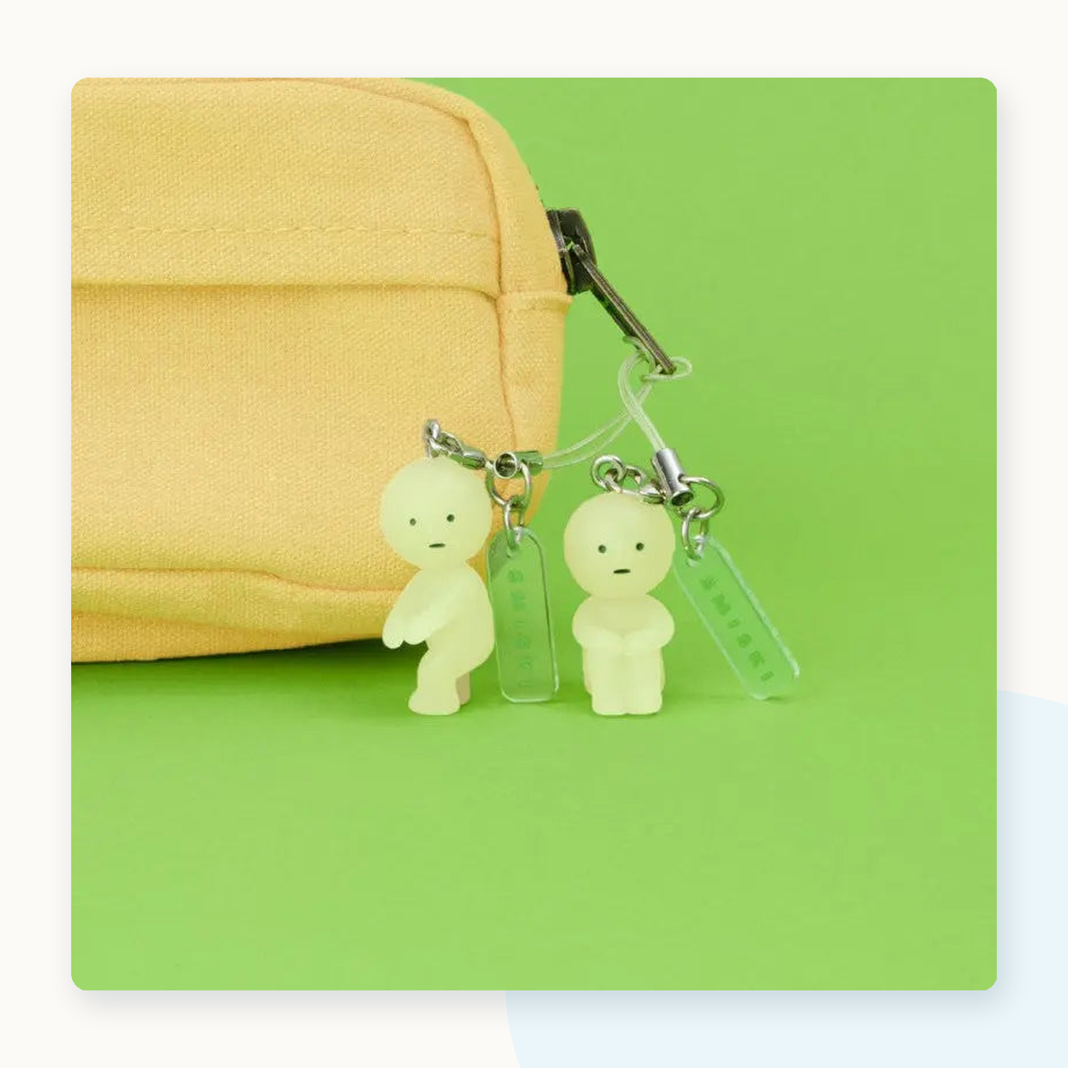 Smiski Figure Keychain Strap Series 1 Blind Capsule - detail