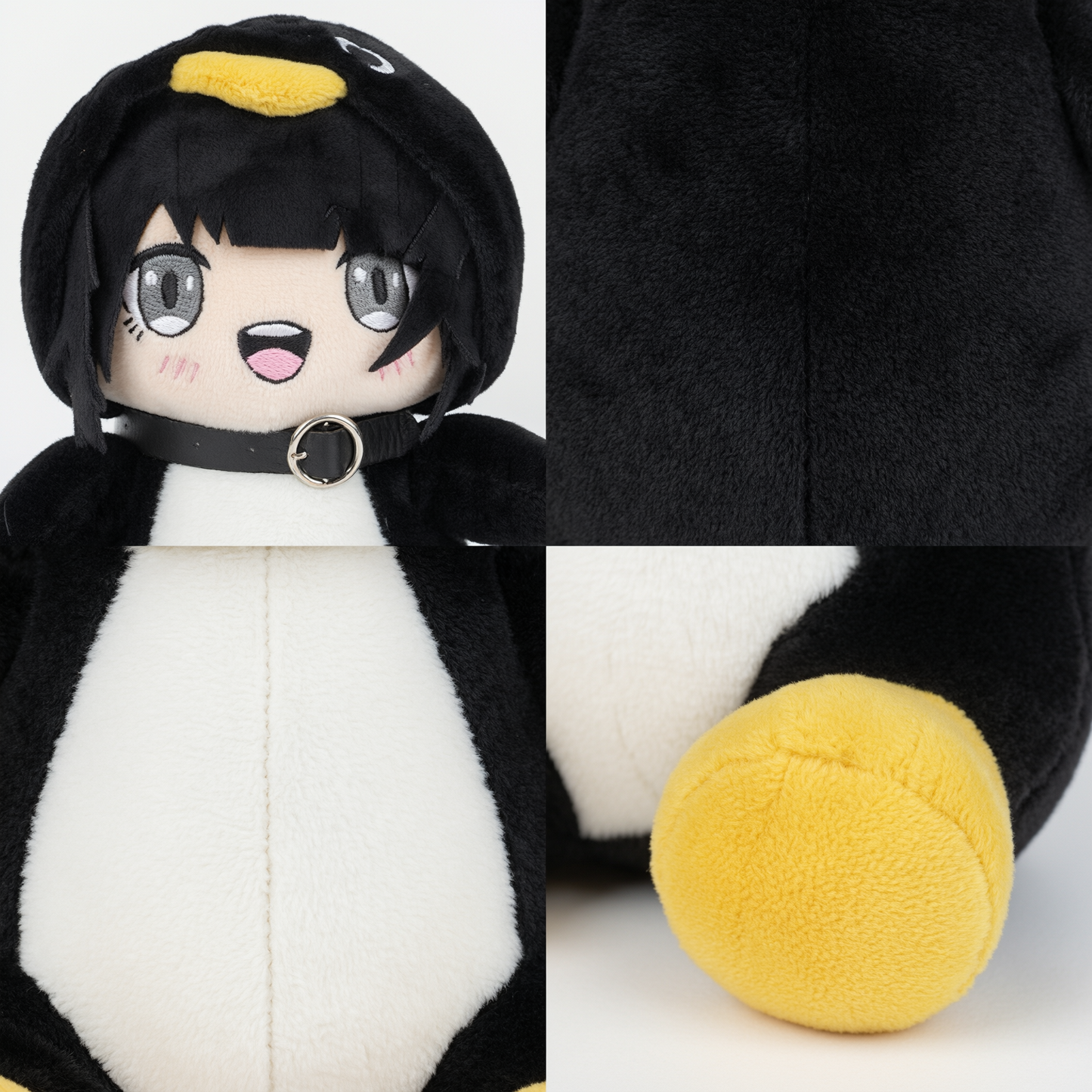 Collectible Goo Goo Gaga Penguin Soft Cute & Huggable Throw Pillow Stuffed Animal Plushie - details