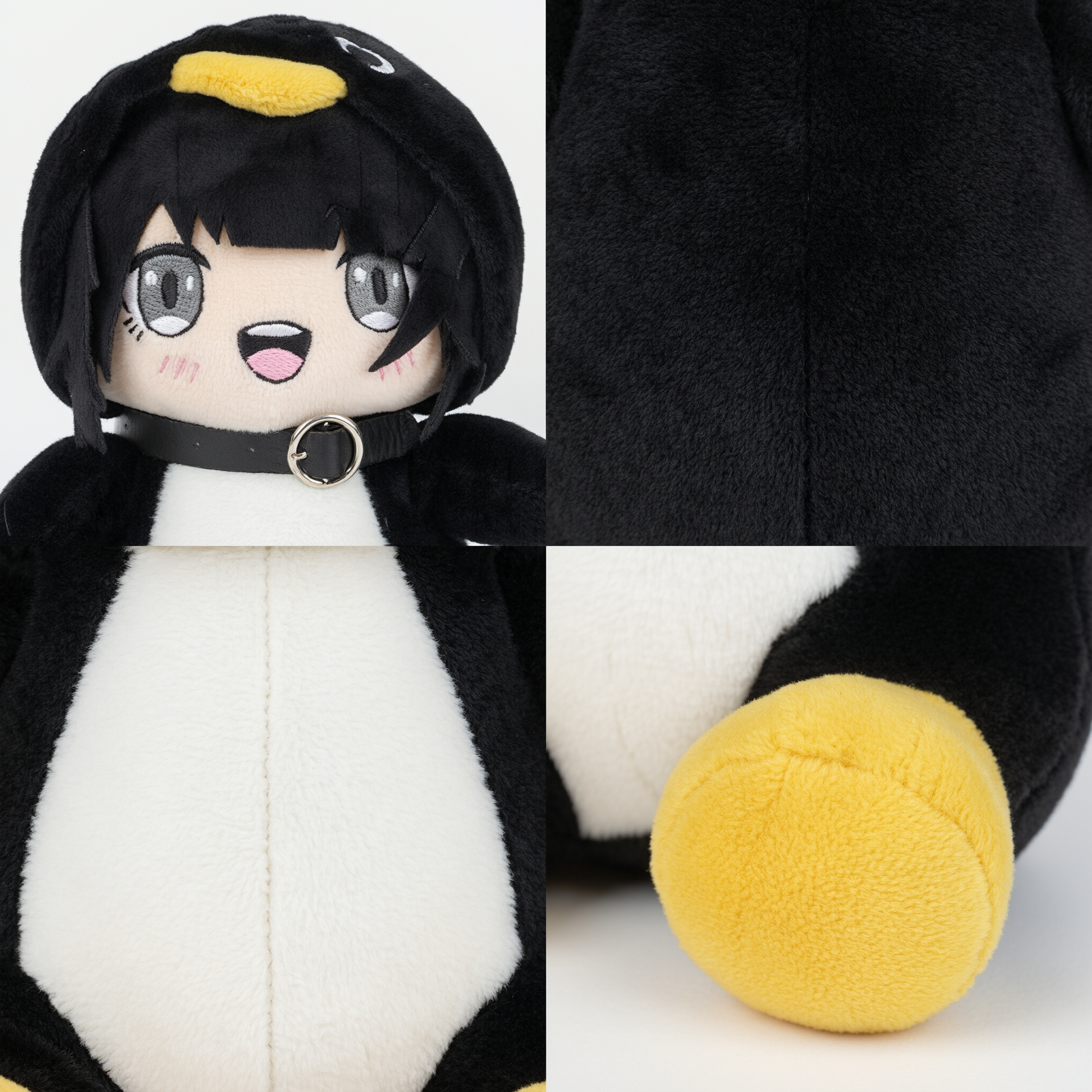 Collectible Goo Goo Gaga Penguin Soft Cute & Huggable Throw Pillow Stuffed Animal Plushie - details