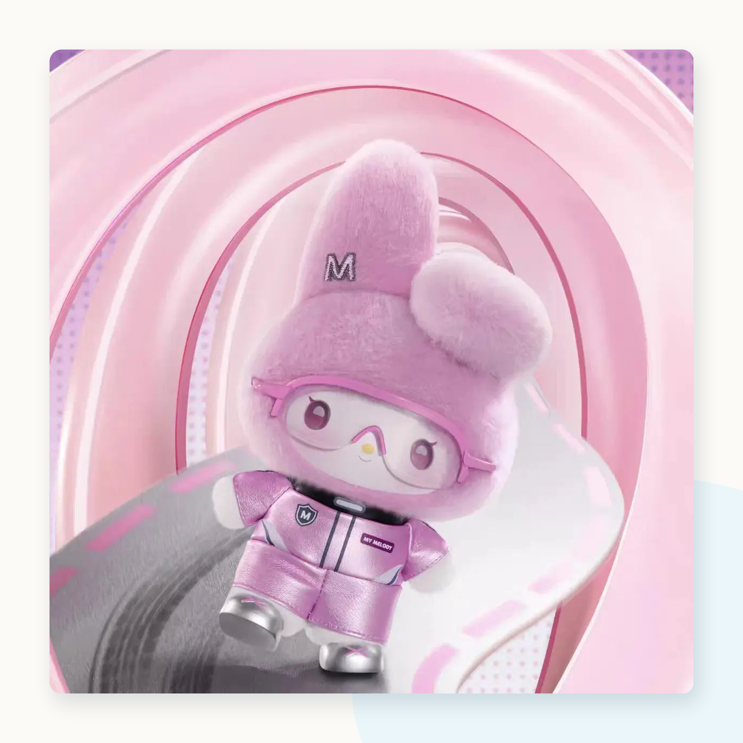 Miniso Sanrio Characters Cyber Age Series Vinyl Plush Pendant Blindbox - detail