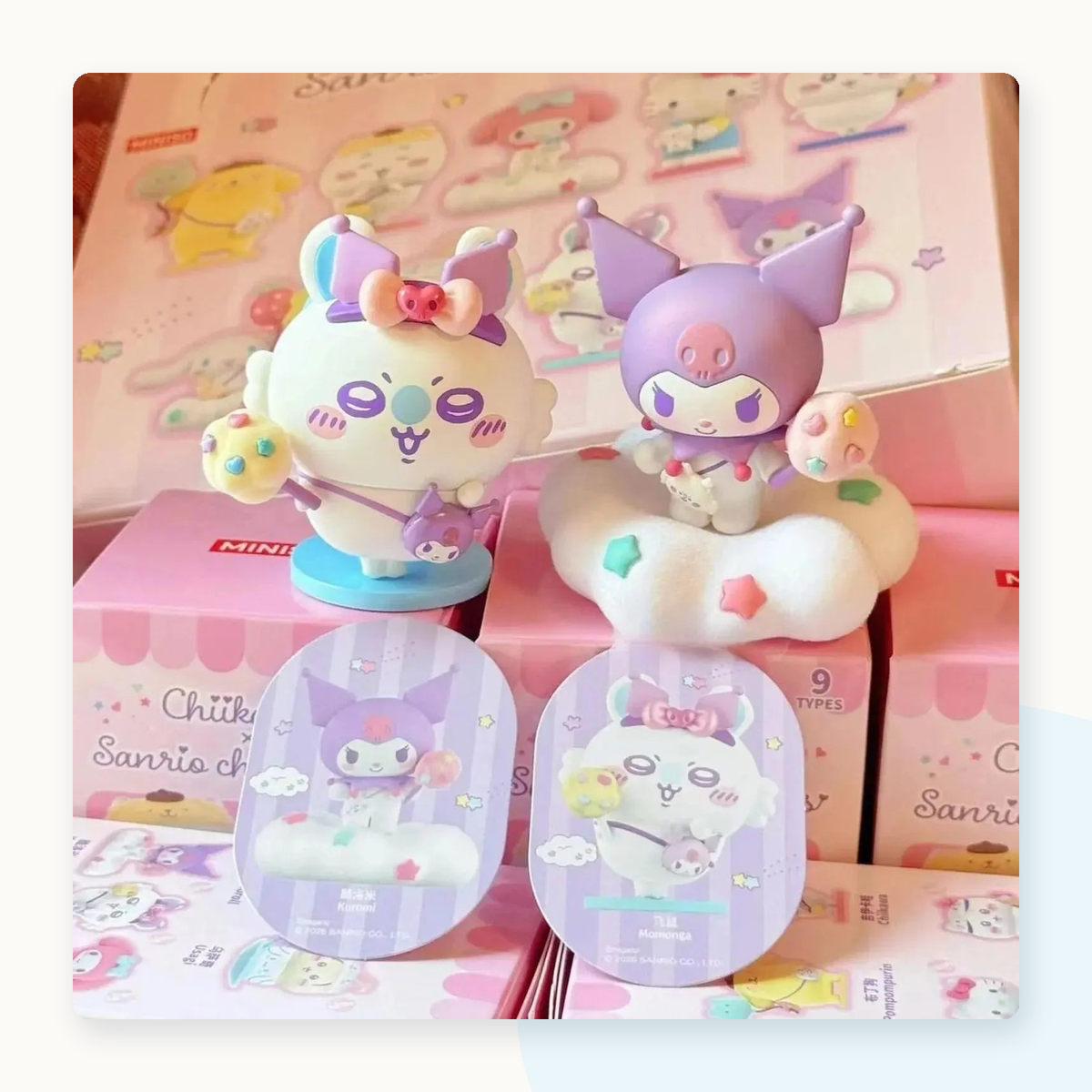 Miniso Chiikawa x Sanrio Miniso Figure Collection Blindbox - detail