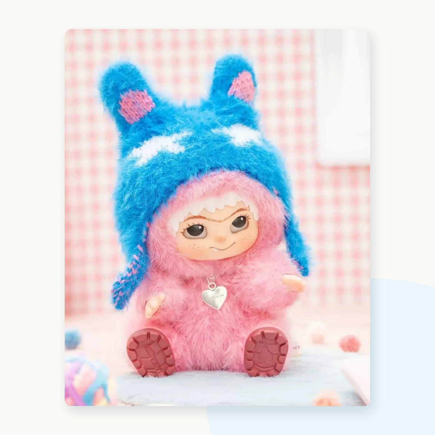WAKUKU Fuzzy Trendy Fun Party Series Plush Dolls Blindbox - detail