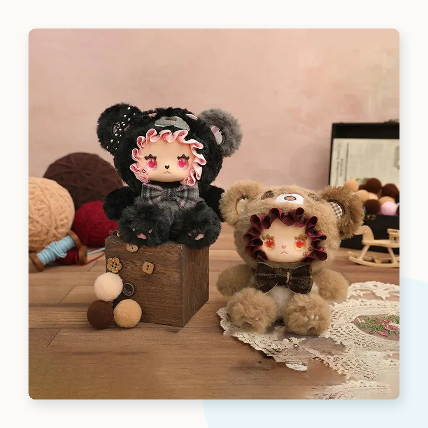 LOVELY EMMA Bear Alliance Series Plush Blindbox - detail