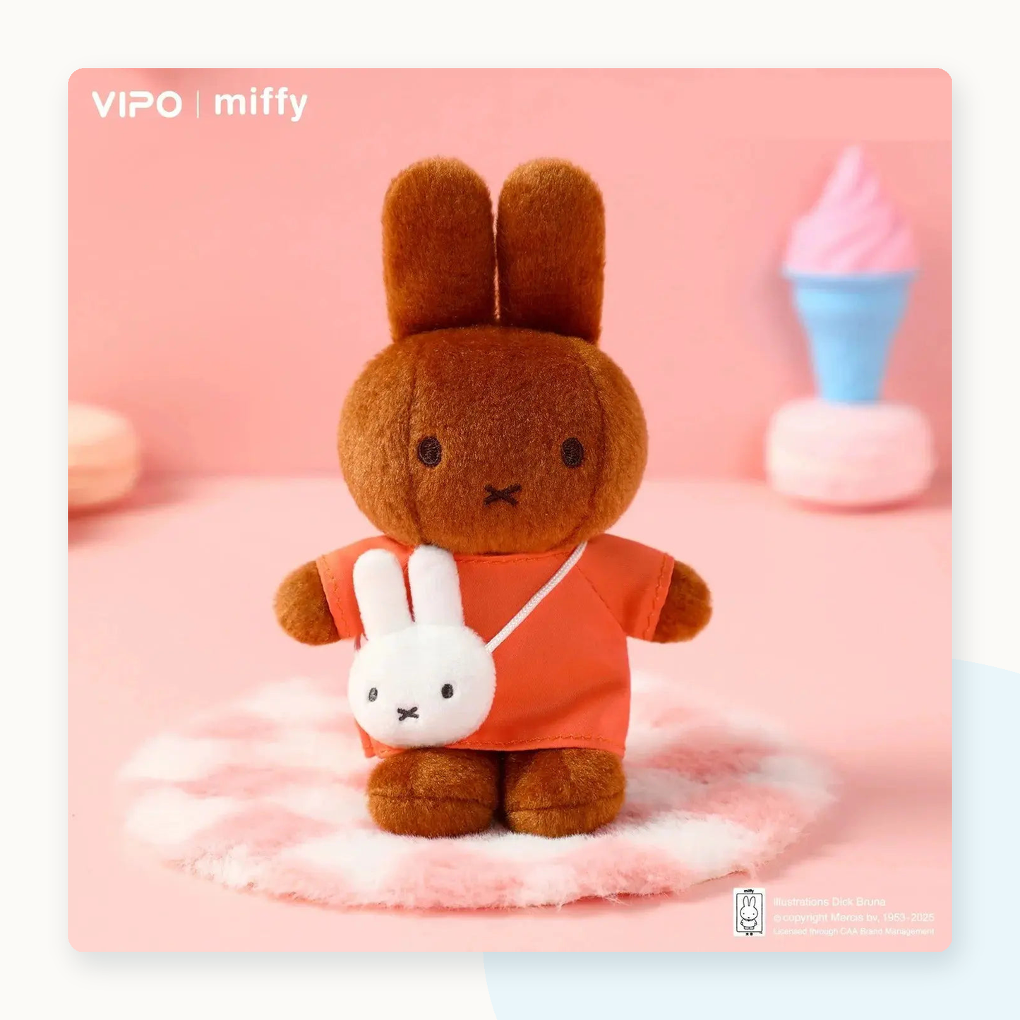 Miffy x Vipo Mini Bag Series Plush Dolls Blind Box - detail
