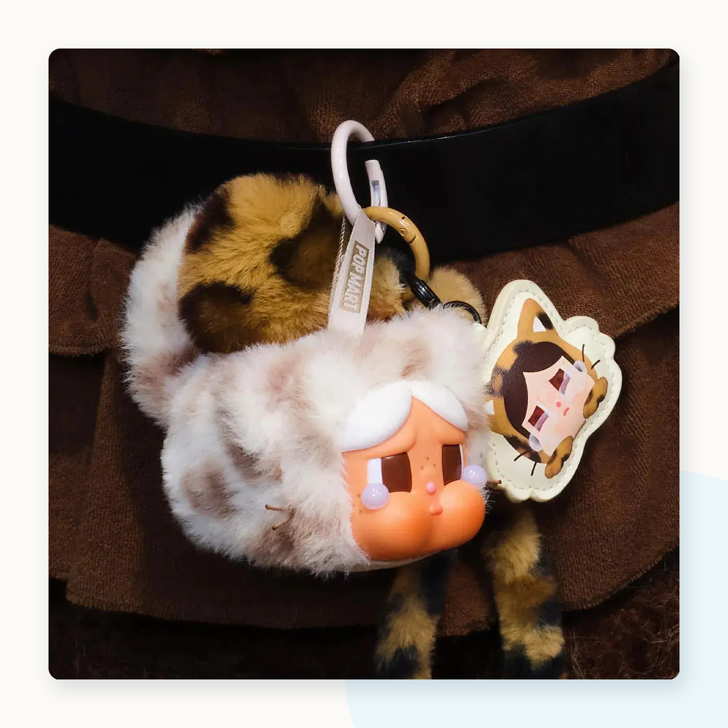 POP MART CRYBABY Wild but Cutie Series Vinyl Plush Pendant Blind Box - detail