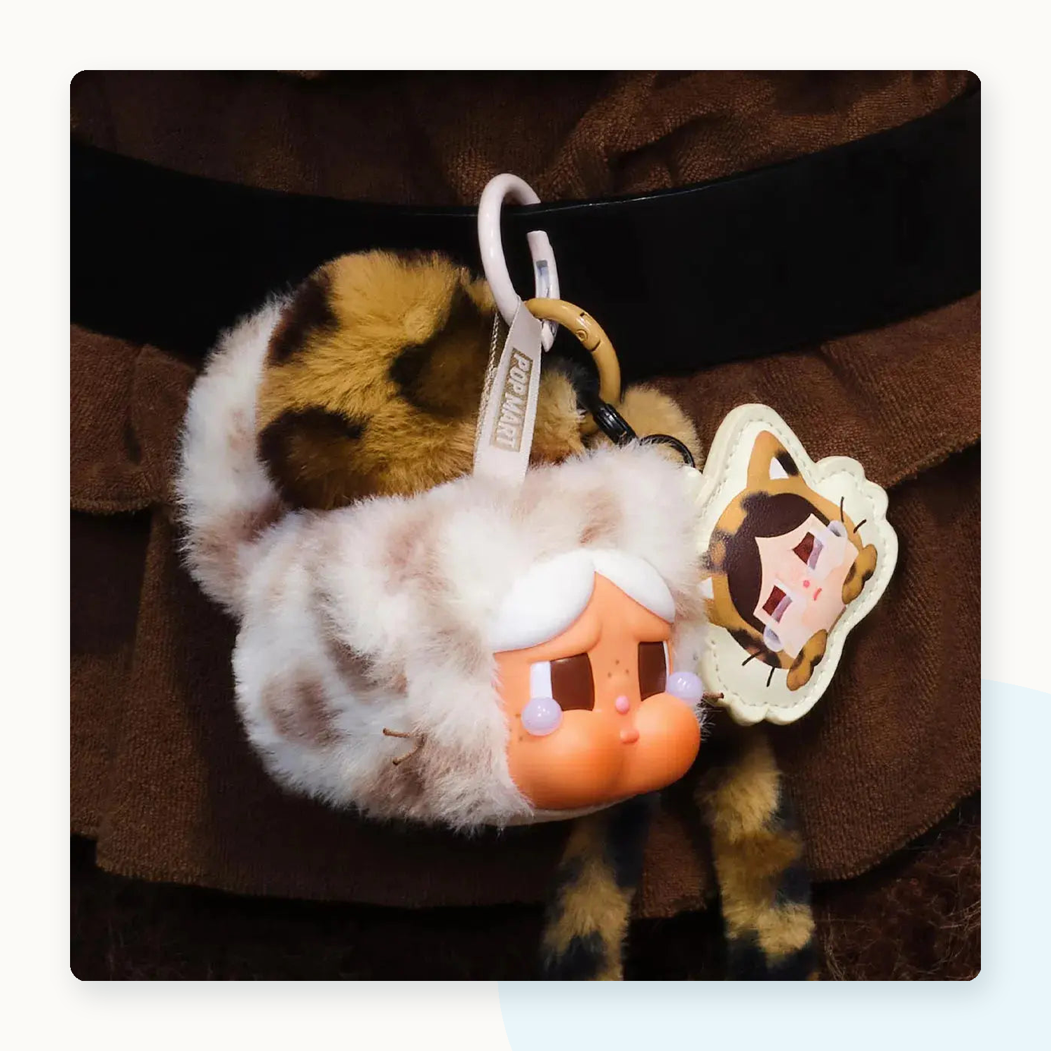 POP MART CRYBABY Wild but Cutie Series Vinyl Plush Pendant Blind Box - detail