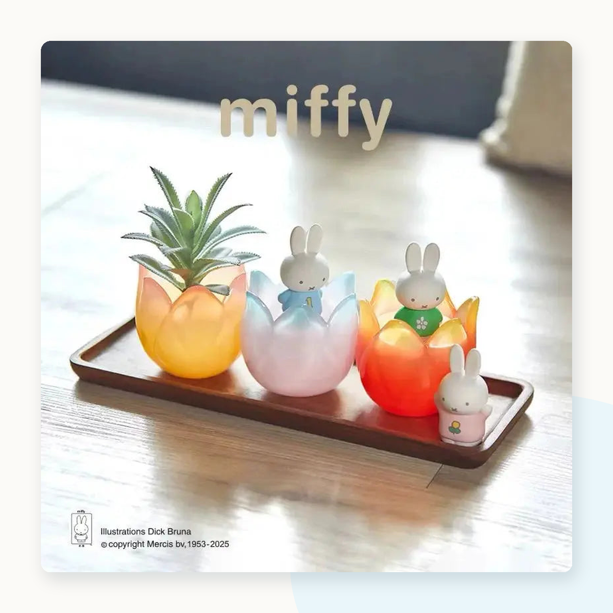 ChocoTeddy x Miffy and her Tulips Decorative Series Blind Box - detail