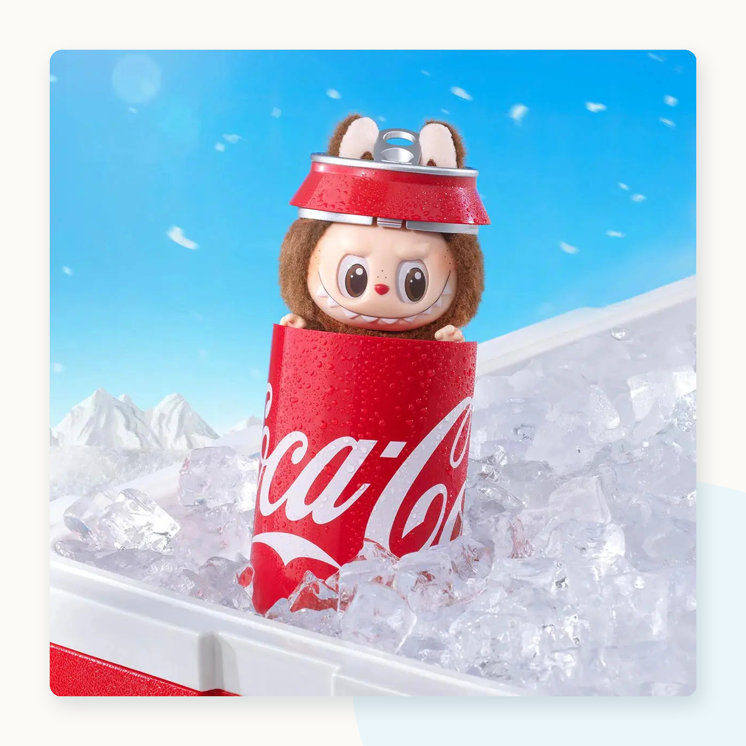 POP MART Labubu Coca Cola Series Vinyl Plush Blindbox - detail