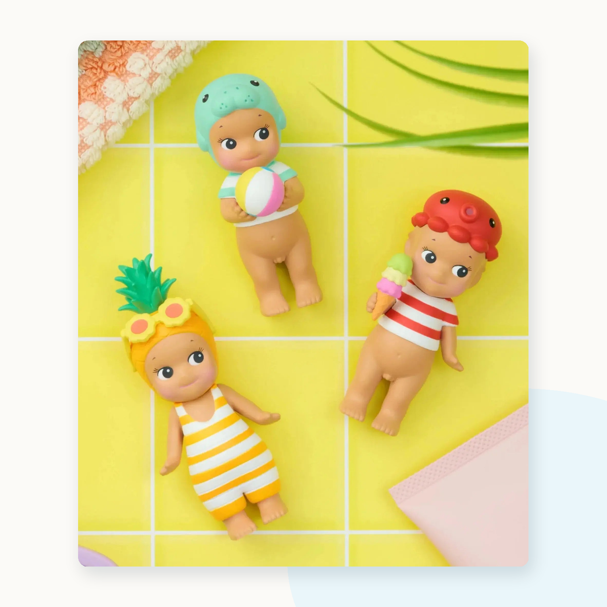 Sonny Angel Summer Vacation Series Sun-Kissed Style Figure Blind Box - detail