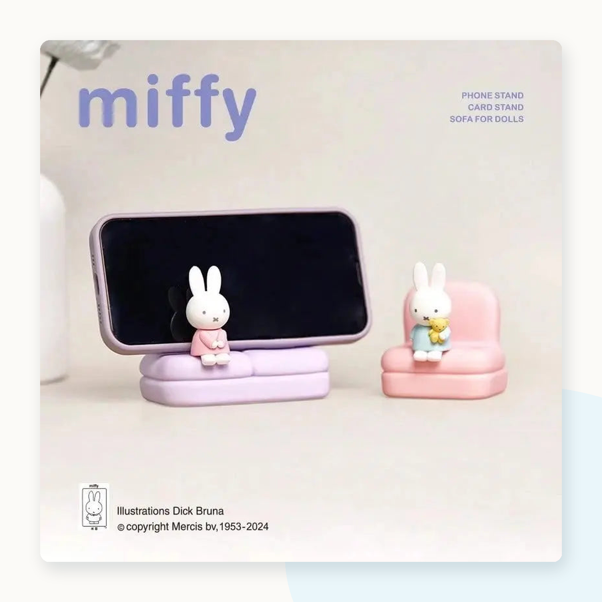 Miffy Sofa Series 2 Phone Stand Figure Blind Box - detail