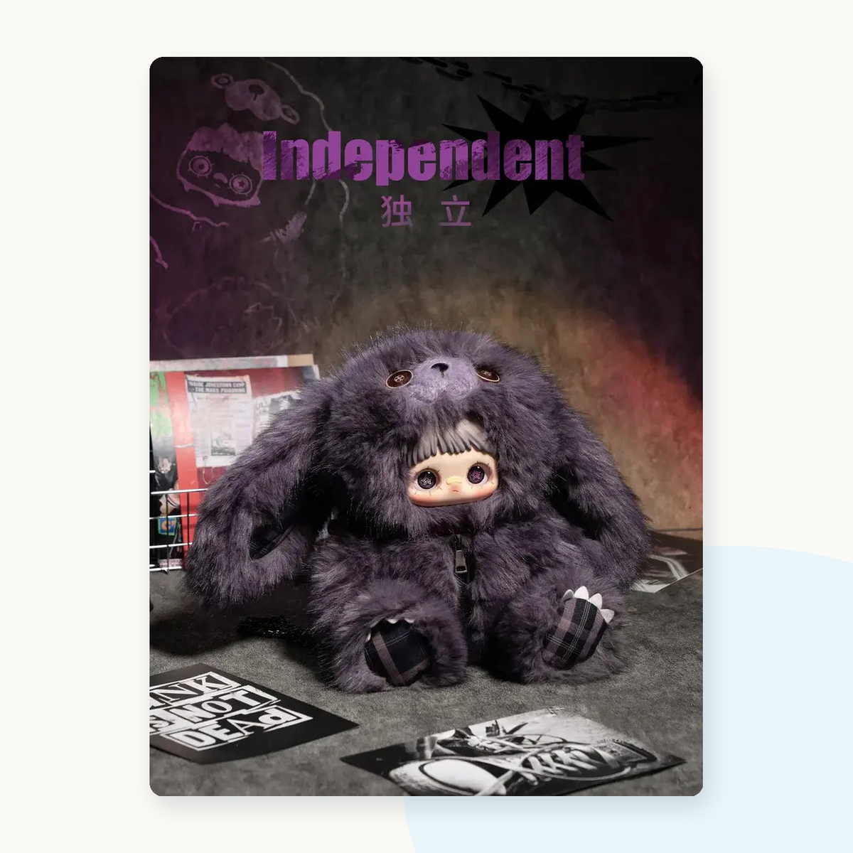 Maymei 400% Rebel Doll Backpack Series Plush Blind Box - detail