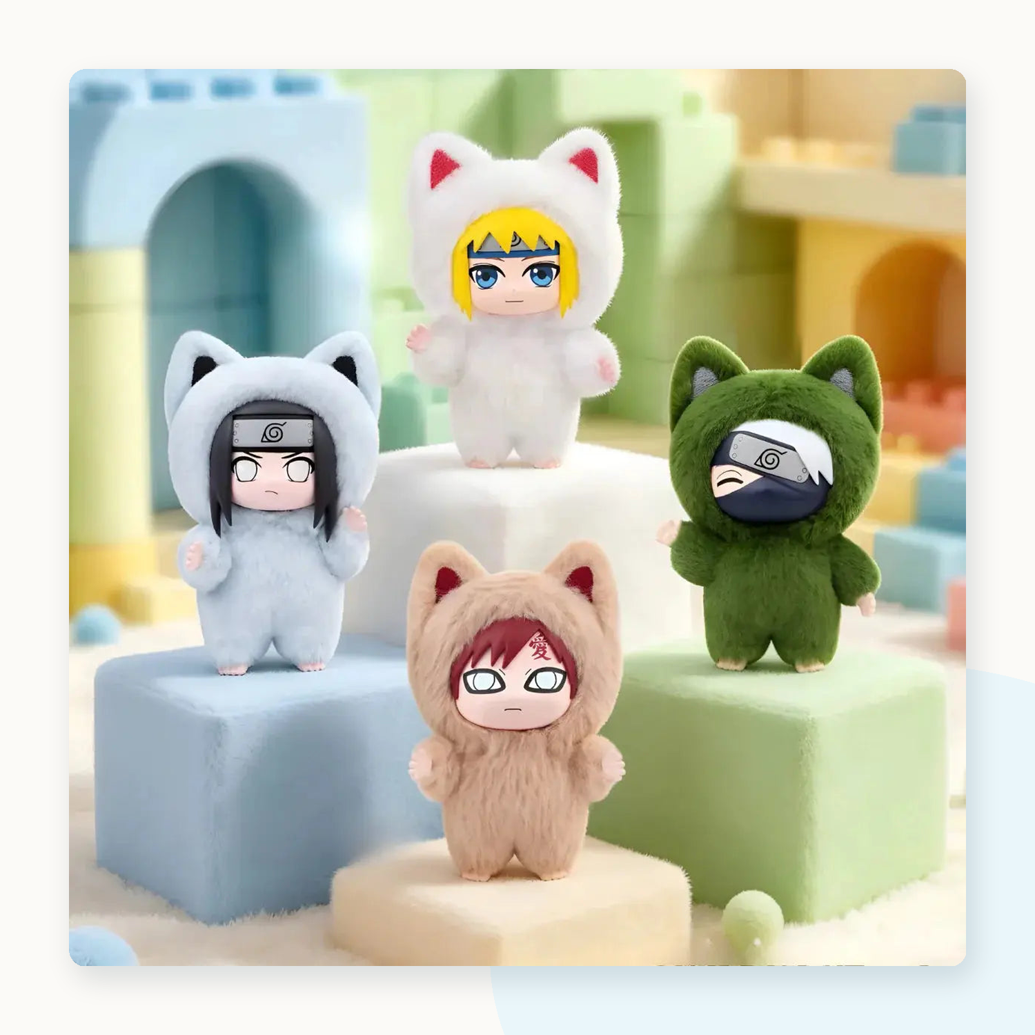Naruto Shippuden Kitten Land Series Plush Doll Blind Box - detail