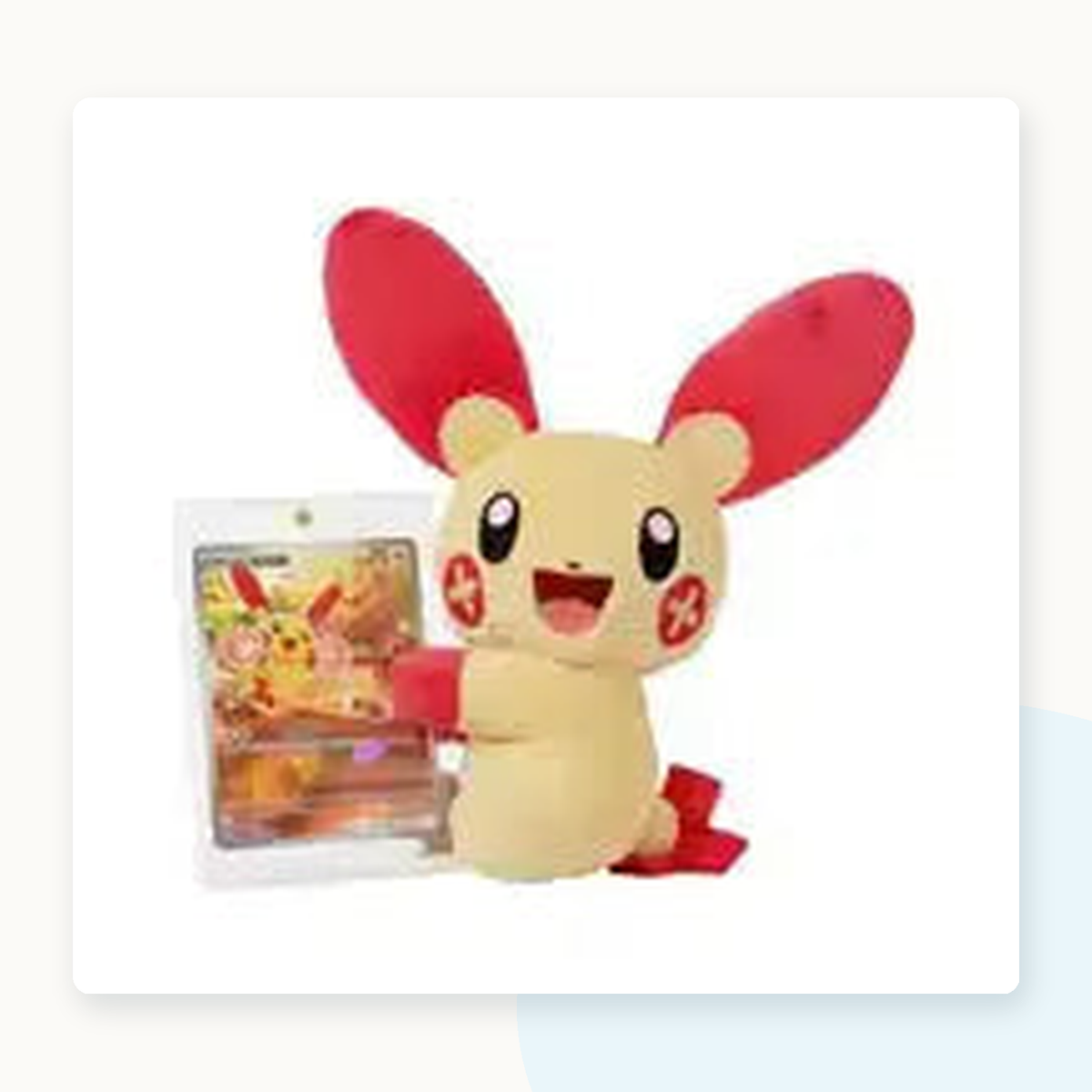 Pokemon PTCG Flash Rubbing Cheek Plush + Simplified Chinese Card Blind Box - detail