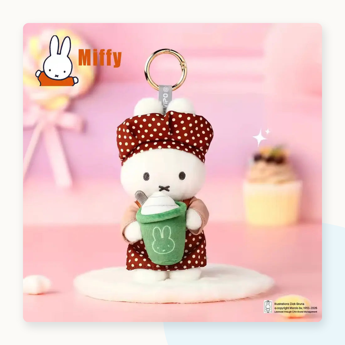 Miffy x Vipo Bakery Series Plush Pendant Blind Box - detail