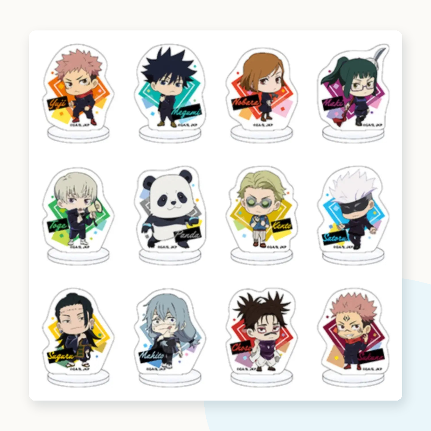 ENSKY Jujutsu Kaisen Chibi Acrylic Standee Collection Blind Bag - detail