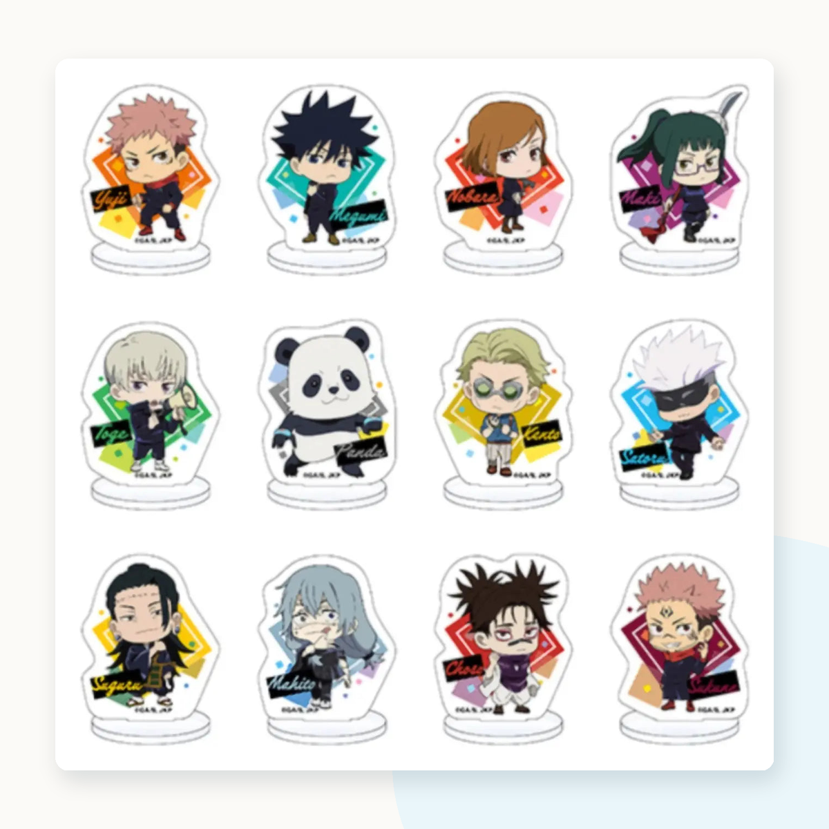 ENSKY Jujutsu Kaisen Chibi Acrylic Standee Collection Blind Bag - detail