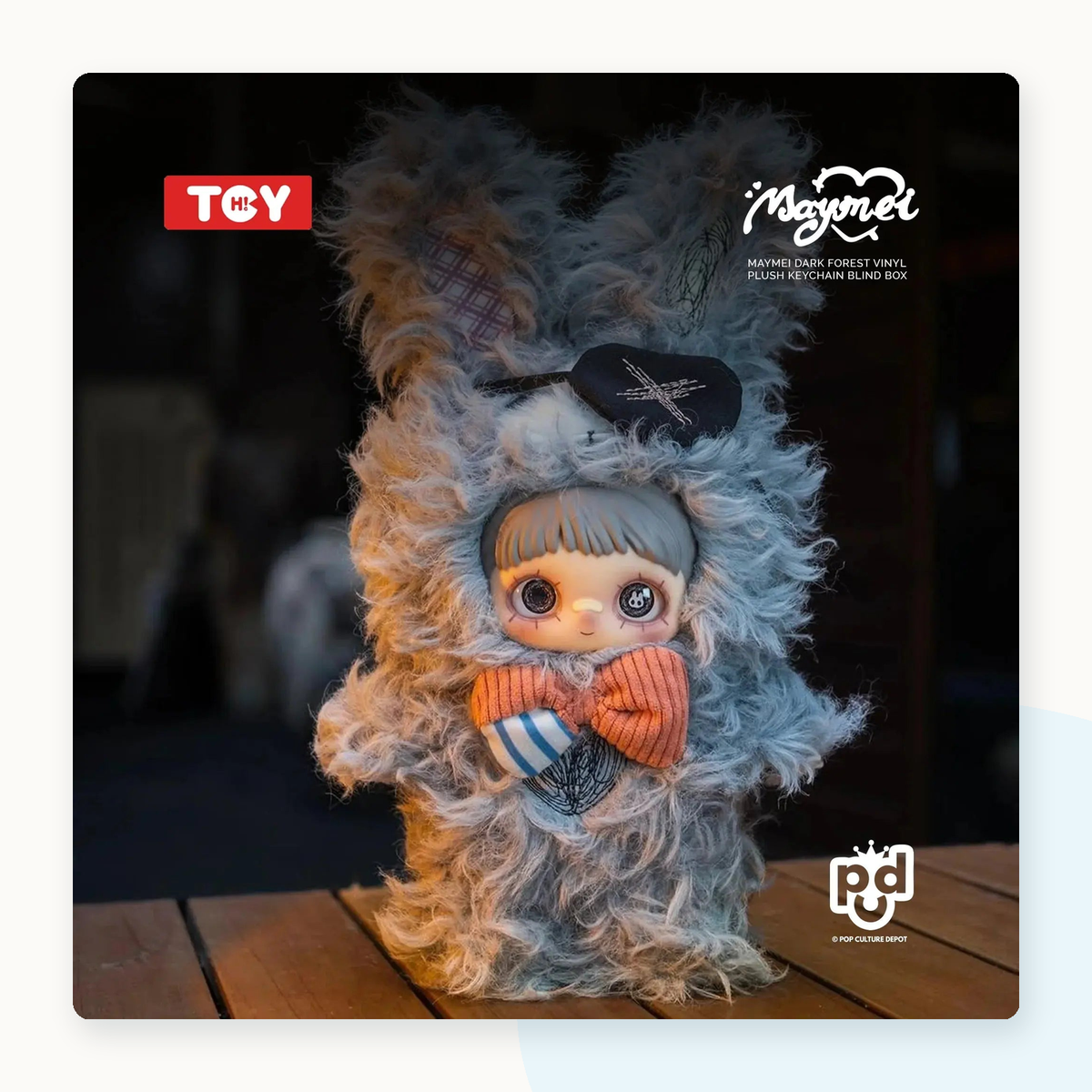 Maymei Dark Forest Series Vinyl Plush Keychain Blind Box - detail