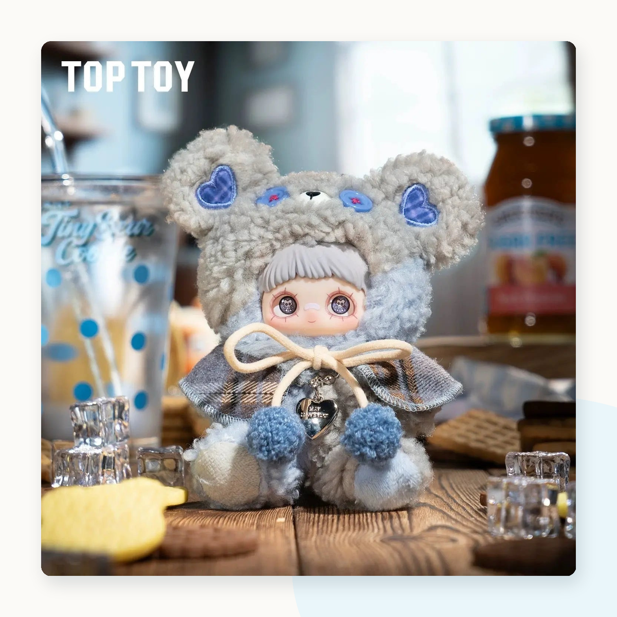 Maymei Tiny Bear Cookie Series Vinyl Plush Keychain Blind Box - detail