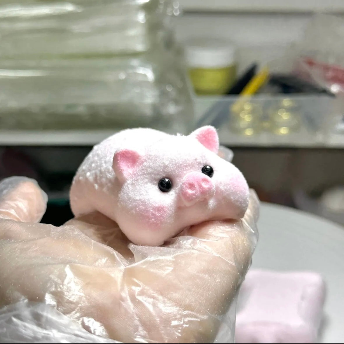 Handmade Cute Pig Stress Relief Taba Squishy Toy – product image 5
