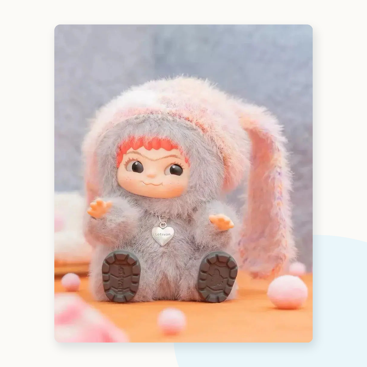 WAKUKU Fuzzy Trendy Fun Party Series Plush Dolls Blindbox - detail