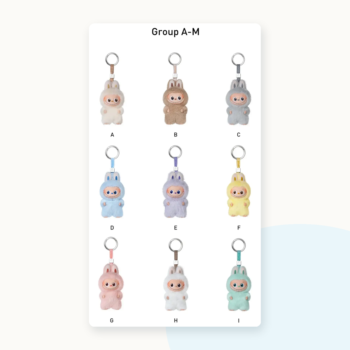 POP MART Labubu The Monsters PIN FOR LOVE Series Plush Pendant Blindbox (A-M) - detail