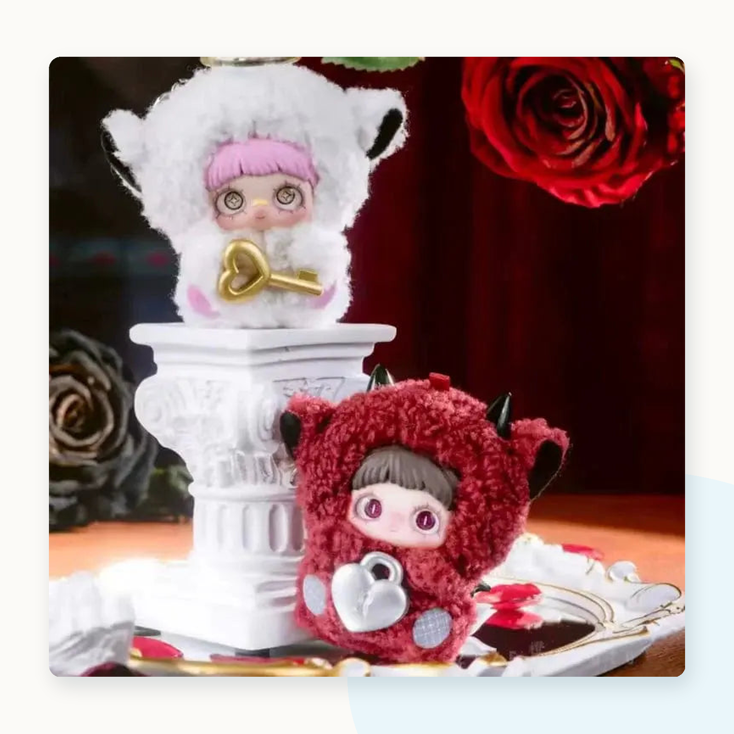 Maymei “May I Love You” Series Vinyl Plush Keychain Blind Box - detail