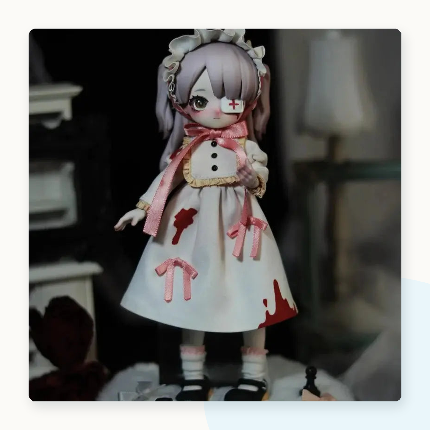 Nyssa Bizarre Nightmare Series 1/12 Action Figure BJD Blind Box - detail