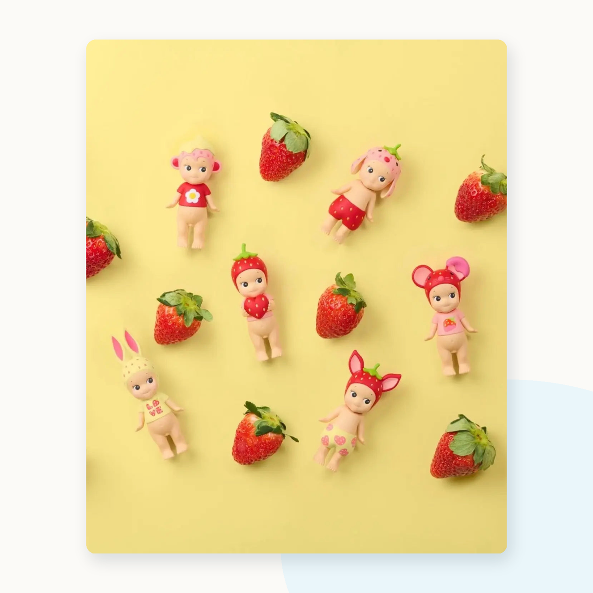 Sonny Angel Mini Figure Strawberry Love Series - detail
